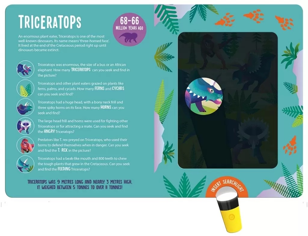Fact-filled spreads are alternated with spotlight pages.